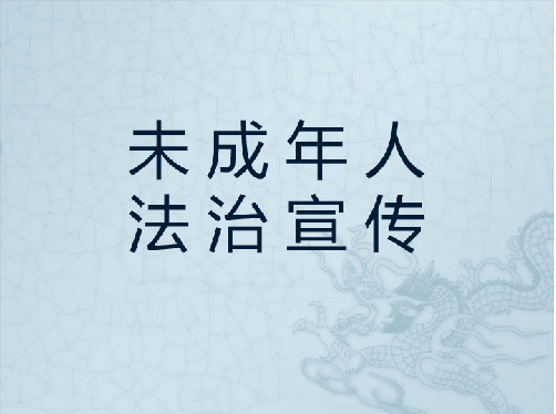 未成年法治宣传